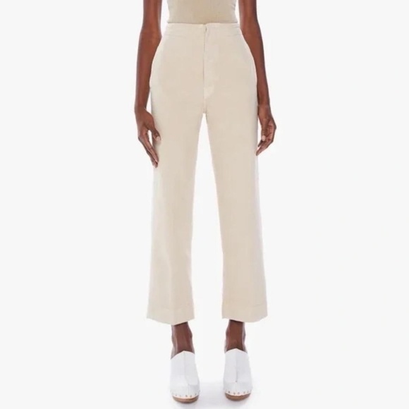 MOTHER Women's Flare & Wide Leg Jeans in Tan - Picture 12 of 14